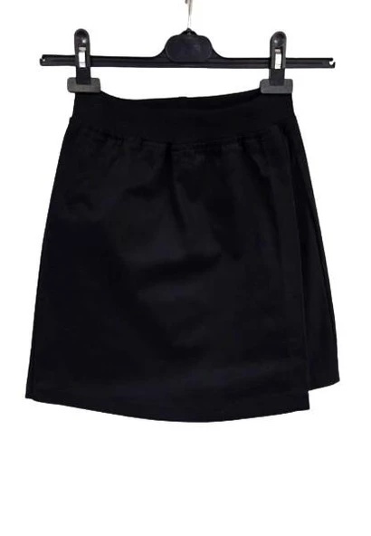 Beli Ribanalı Lastikli Likralı Çocuk Şort Etek - 3