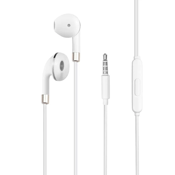 HEPU HP-338 Stereo 3.5mm Mikrofonlu Kulak İçi Kablolu Kulaklık - 2
