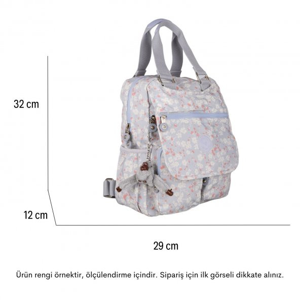 Kenyon Cox 9504 Klinkır Kumaş Hafif Sırt Çantası Gri - 7