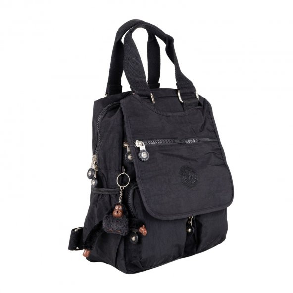 Kenyon Cox 9504 Klinkır Kumaş Hafif Sırt Çantası Siyah - 4