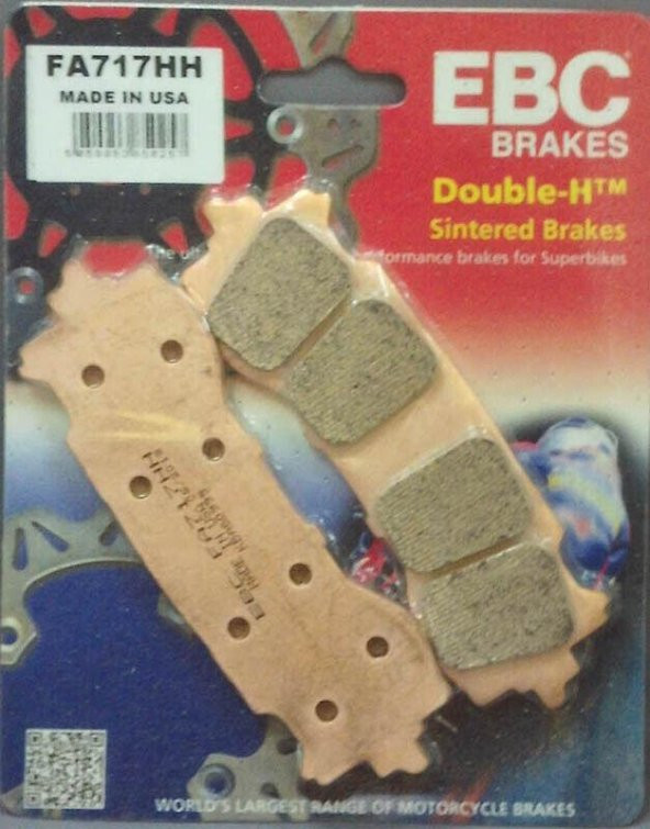 Ebc Fa717Hh 2018-2022 Honda Goldwing GL 1800 DCT Uyumlu Ön Fren Balatası Sinterli Balata ürün görseli 1