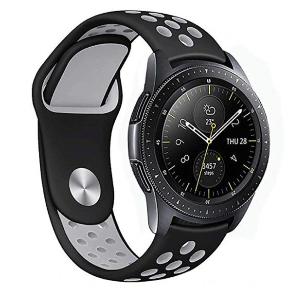 Huawei Watch GT 3 42mm Uyumlu Esnek Silikon Kordon Tasarım Kayış Suya Dayanıklı