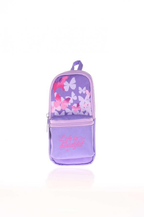 Kaukko Layer Junior Bag Kalem Çantası Butterfly K2447