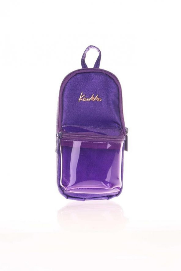 Kaukko Magical Junior Bag Kalem Çantası Transparent Mor K2502