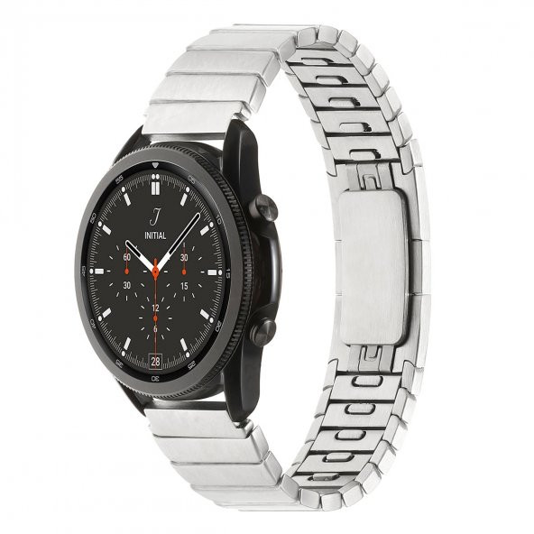 Huawei Watch GT 3 46mm Lopard KRD-82 22mm Çizgi Orjinal Tasarım Şık Ve Dayanıklı Metal Kordon