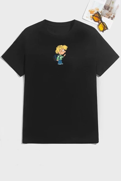 Unisex Cedric Üzümlü Kekim Baskılı T-shirt