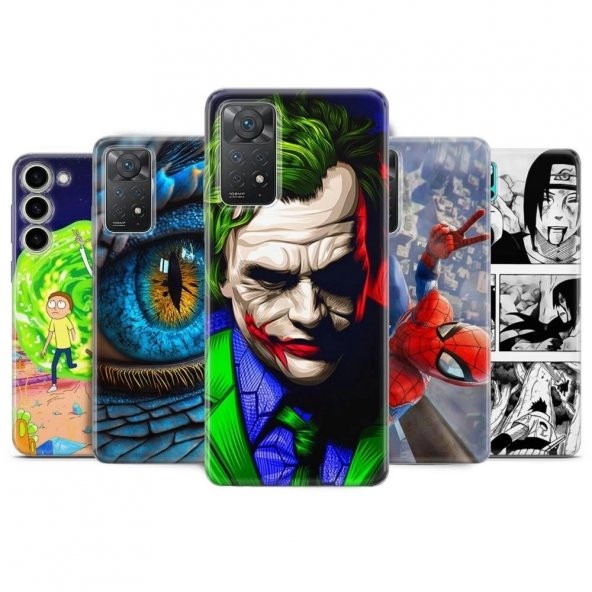 Apple iPhone 11 Kılıf Opus Orijinal Seri Tasarım Kapak Rick Morty, Joker, Spiderman, Naruto