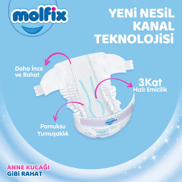 Molfix Bebek Bezi 2 Beden Mini Süper Fırsat Paketi 162 Adet - 4