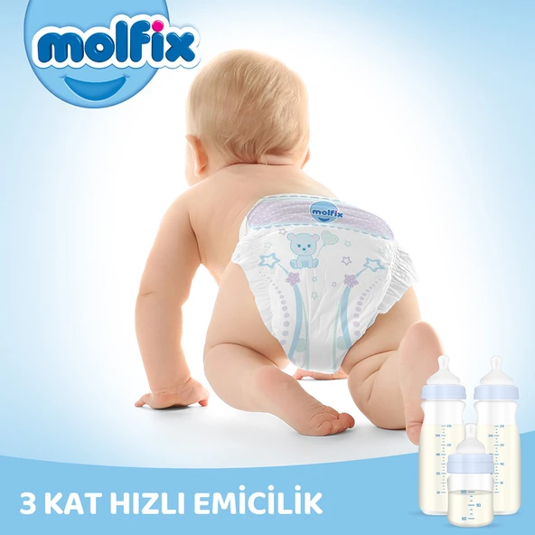 Molfix Bebek Bezi 2 Beden Mini Süper Fırsat Paketi 162 Adet - 5
