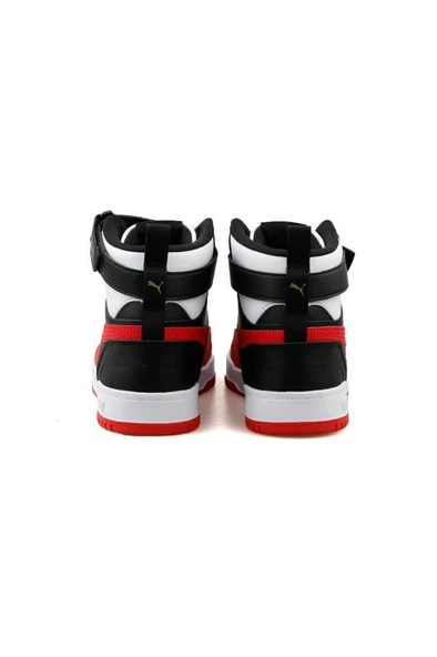 Puma RBD Game Jr Unisex Sneaker Ayakkabı Siyah-Beyaz-Kırmızı 36-39 - 4
