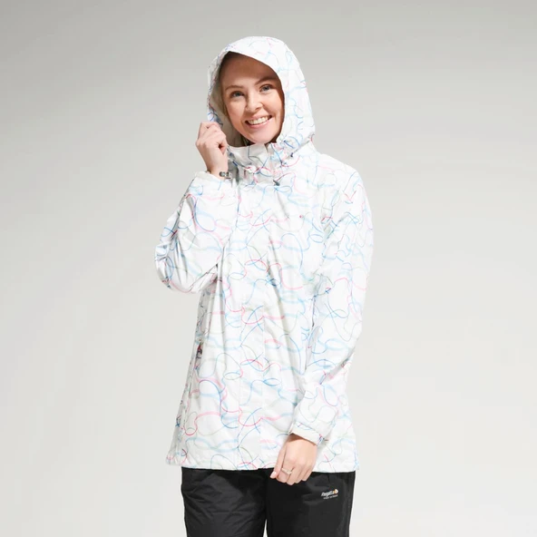 Regatta Zamba Kadın Yağmurluk-BEYAZ - Resim 8