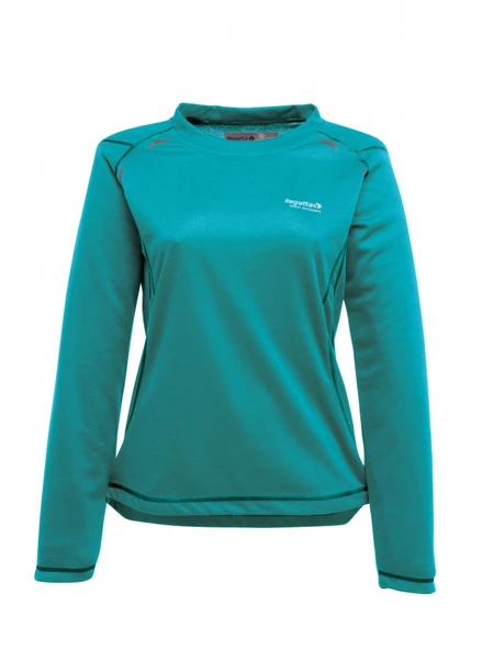 Regatta Base T-Shirt  L/S Kadın Uzun Kollu Üst İçlik-MAVİ - Resim 8
