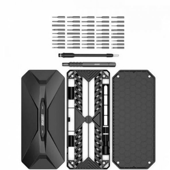 Polham 50in1 Telefon, Gözlük, Bilgisayar, Tablet Tamiri İçin Tornavida Seti, Paslanmaz Çelik - 2