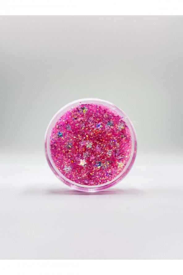 Jel Formlu Parlak Glitter - Iridescent Pink