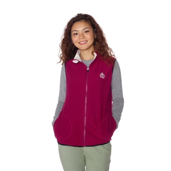 Berg Kluane Kadın Polar Yelek-PEMBE - 4