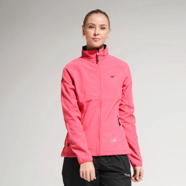 A&C Kadın Softshell Ceket-PEMBE - Resim 4