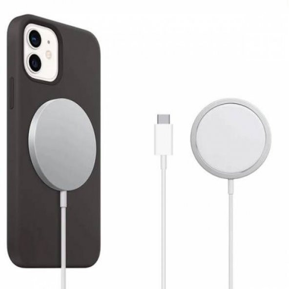 Polham İphone Wireless Kablosuz Şarj Cihazı 15w Hızlı Şarj İphone 11 pro İPhone 12,12 Pro Max Şarj - 4