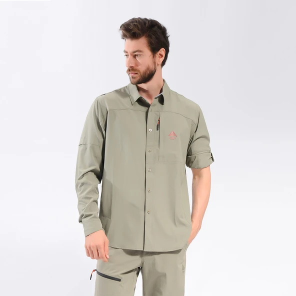 Berg Jomolh Erkek Gömlek-HAKİ - Resim 8