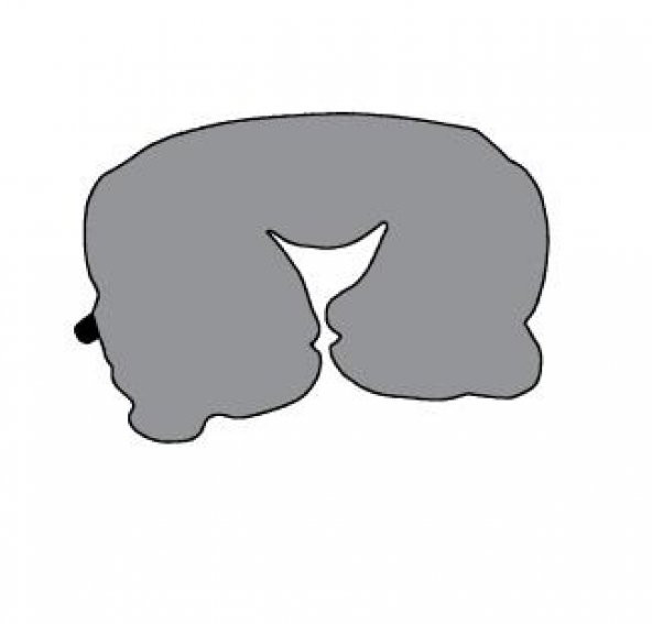 Jr Gear U Pillow Boyun Yastığı-GRİ ürün görseli