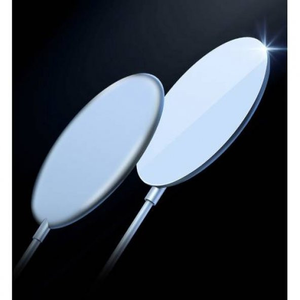 Polham Ultra İnce Mıknatıslı 15W Kablosuz Şarj Wireless Şarj İphone 12 Pro 11 Pro Kablosuz Şarj - 4