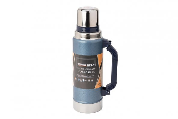 FreeCamp Marvel Termos 1.25 Litre-MAVİ - 3