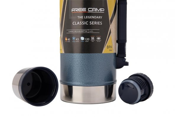 FreeCamp Marvel Termos 1.25 Litre-MAVİ - 6