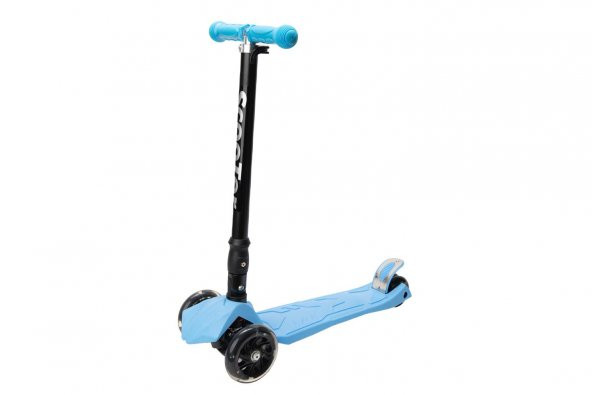 Xslide Işıklı Tekerlekli Scooter-MAVİ - 2