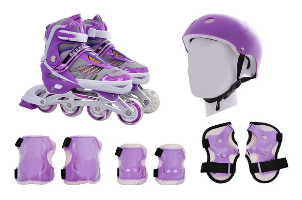 Xslide Inline Paten Set-MAVİ - 2