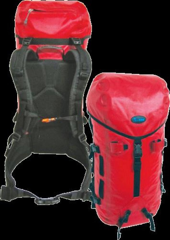 Jr Gear Excela Su Geçirmez Trekking Sırt Çantası 50 Litre-KIRMIZI