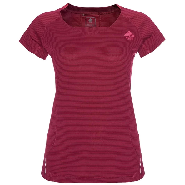 Berg Greyhou Kadın T-Shirt-BORDO ürün görseli