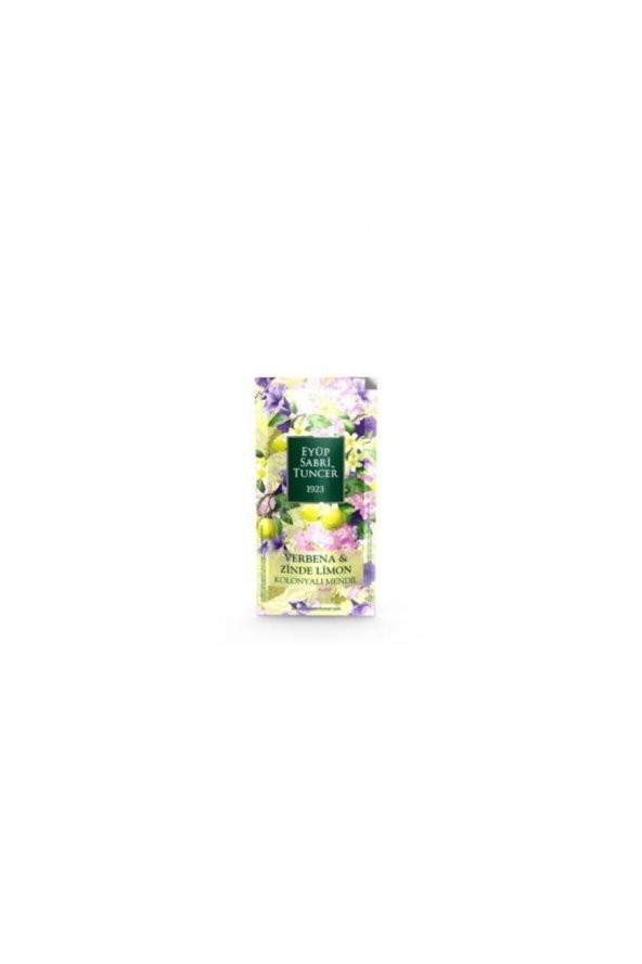 Eyüp Sabri Tuncer Kolonyalı Mendil Verbena Zinde Limon 150li Doypack Poşet 5x10 Küçük Boy