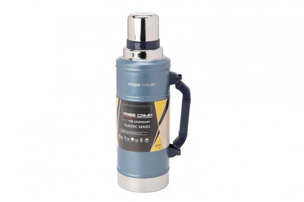 FreeCamp Marvel XL Termos 2.20 Litre-MAVİ - 4