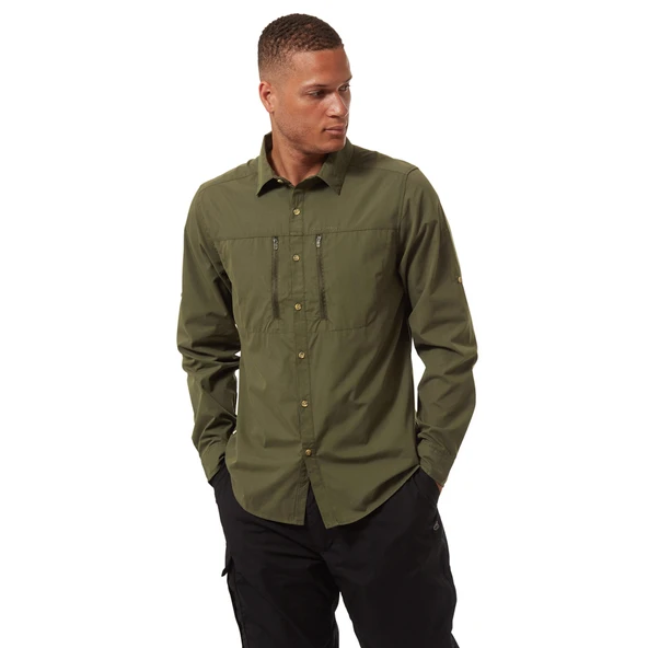 Craghoppers Kiwi Boulder LS Erkek Gömlek-HAKİ - 6