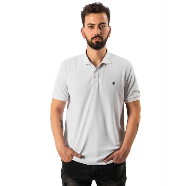 FreeCamp Breeze Erkek Polo T-Shirt-BEYAZ - Resim 9