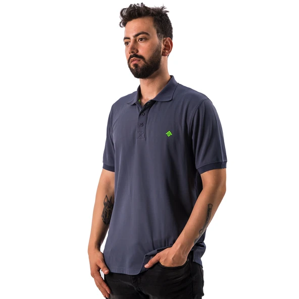 FreeCamp Breeze Erkek Polo T-Shirt-ANTRASİT - Resim 11