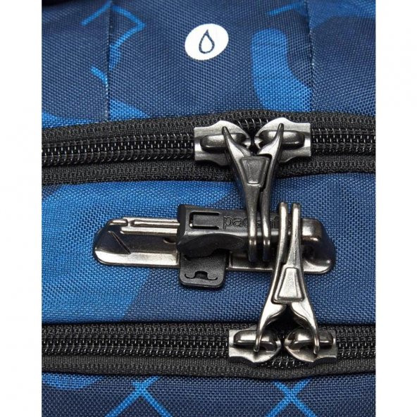 Pacsafe Vibe 20 Anti-Theft 20L BackPack Sırt Çantası-MAVİ-KAMUFLAJ - 4
