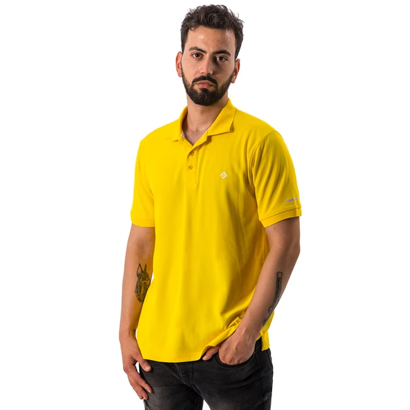 FreeCamp Breeze Erkek Polo T-Shirt-SARI - Resim 9