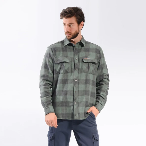 FreeCamp Lumberjack Gömlek-KAHVERENGİ - 3