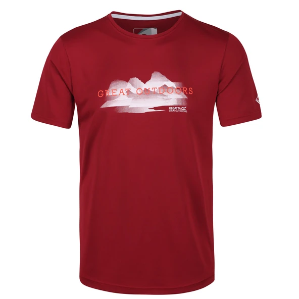 Regatta Fingal V Erkek T-Shirt-BORDO - Resim 6