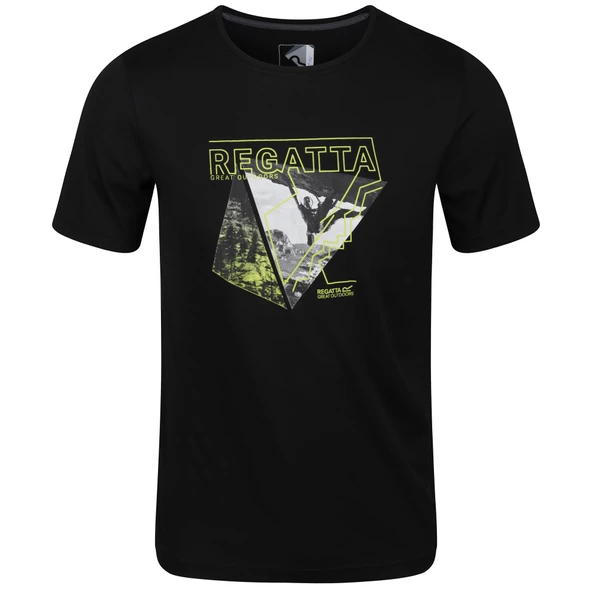 Regatta Fingal V Erkek T-Shirt-SİYAH - Resim 6