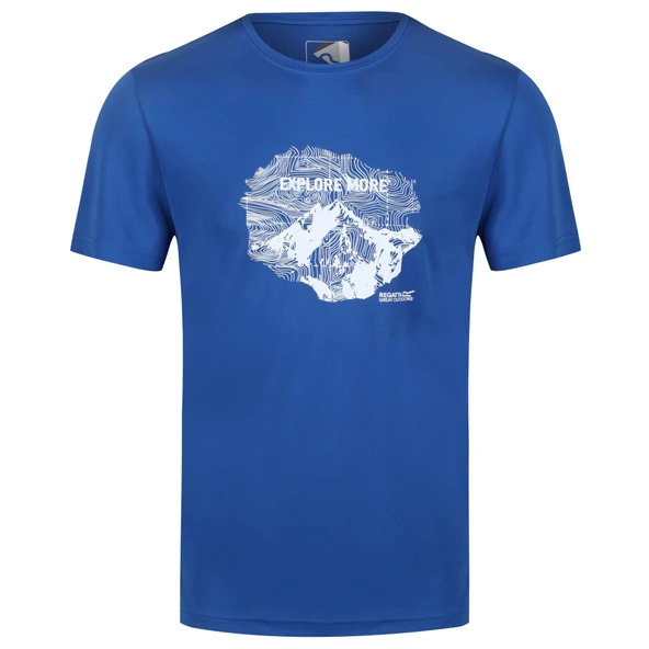 Regatta Fingal V Erkek T-Shirt-MAVİ - Resim 6