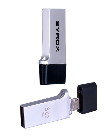 Syrox OTG8 Micro USB + USB Flash Bellek OTG 8GB