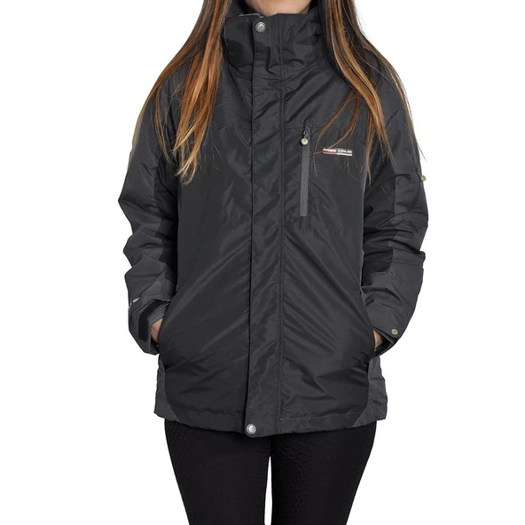 FreeCamp Onigo 3in1 Kadın Mont-SİYAH ürün görseli