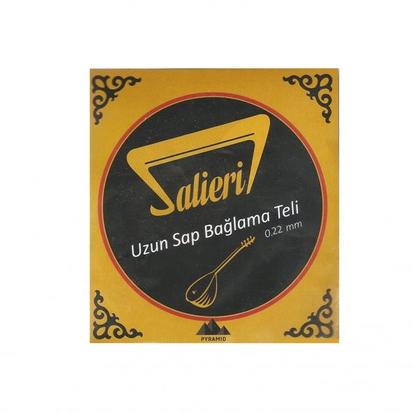 Salieri 0.22 mm Pyramid Takım Tel - Uzun Sap Saz Teli 022