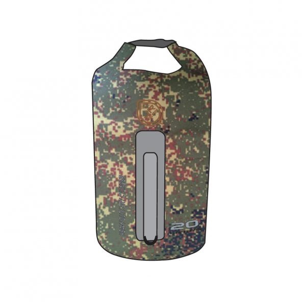 Jr Gear Heavy Duty Dry Cylinder Su Geçirmez Çanta 10 Litre-YEŞİL - Resim 2