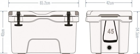Icepeak Aden Buzluk 45 Litre - 4