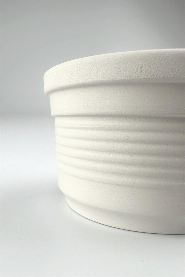 Üçlü Sufle Kase Seramik Bisküvi (Ham Ürün) - 3