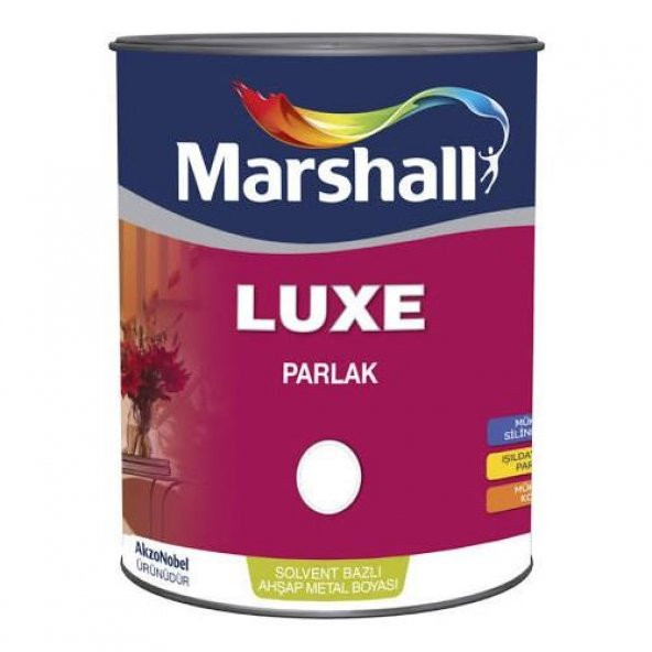 Marshall Luxe Parlak Sentetik Yağlı Boya 2.5 lt BEYAZ - 1