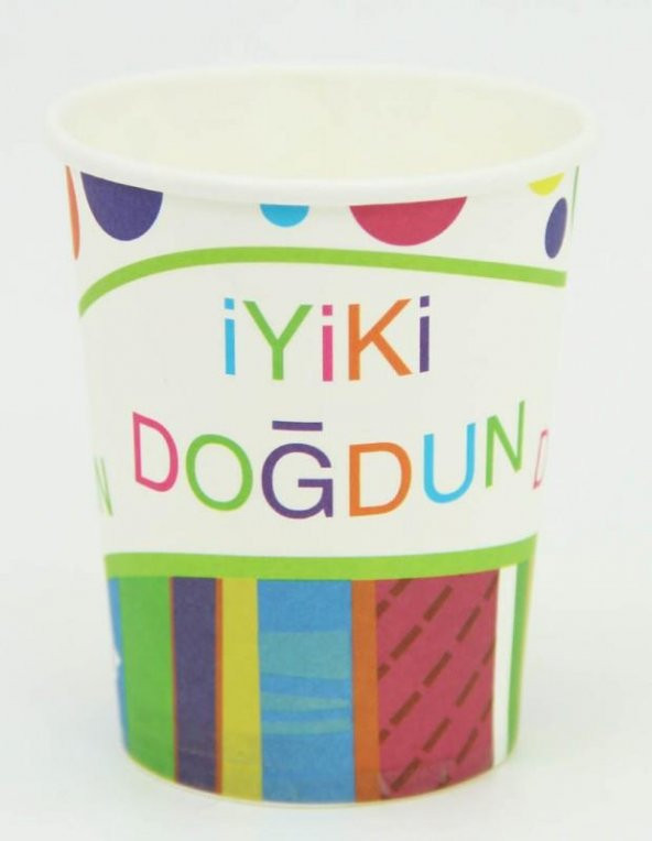 BARDAK  KARTON İYİKİ DOĞDUN 10 LU