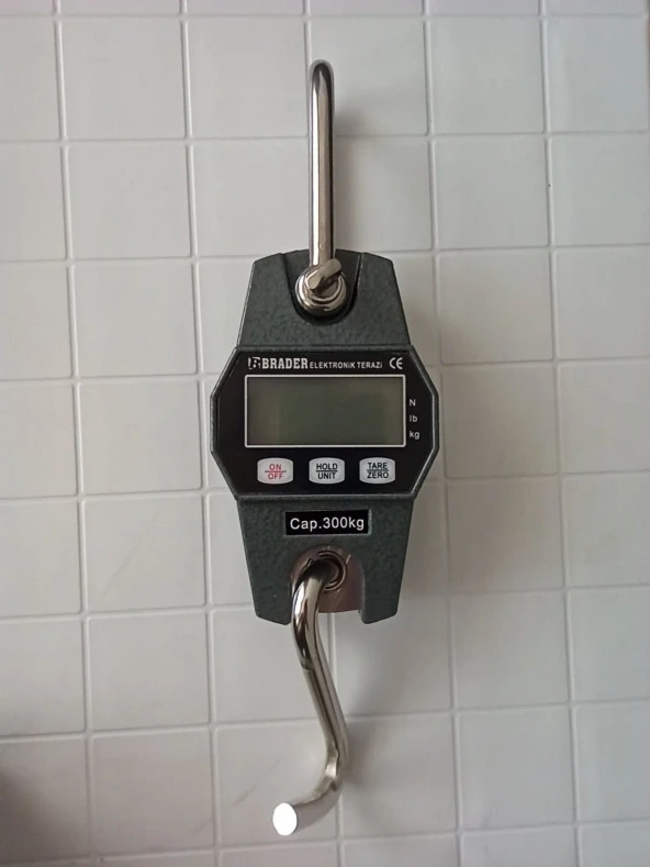 Komple Çelik Askı Kancalı Terazi Vinç Kantarı 300 kg - Resim 5